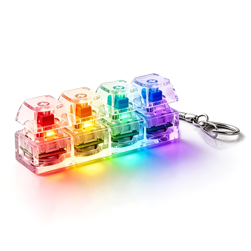 Light Up 4 Keys Finger Keyboar - Gaming Keyboard Test ulasan dan harga