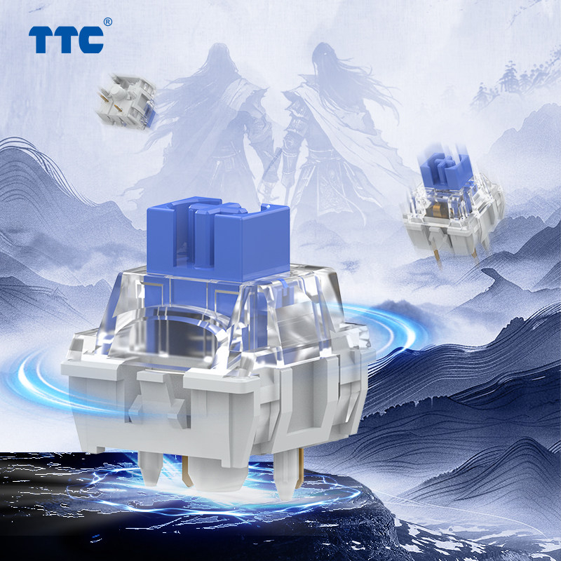 KTT Kang White V3 Switches Mec - Gaming Keyboard Hot Swappable ulasan dan harga