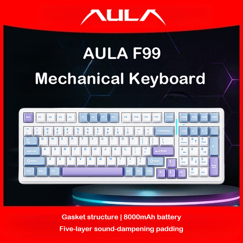 AULA F99 Mechanical Keyboard T - Gaming Keyboard No Rgb ulasan dan harga