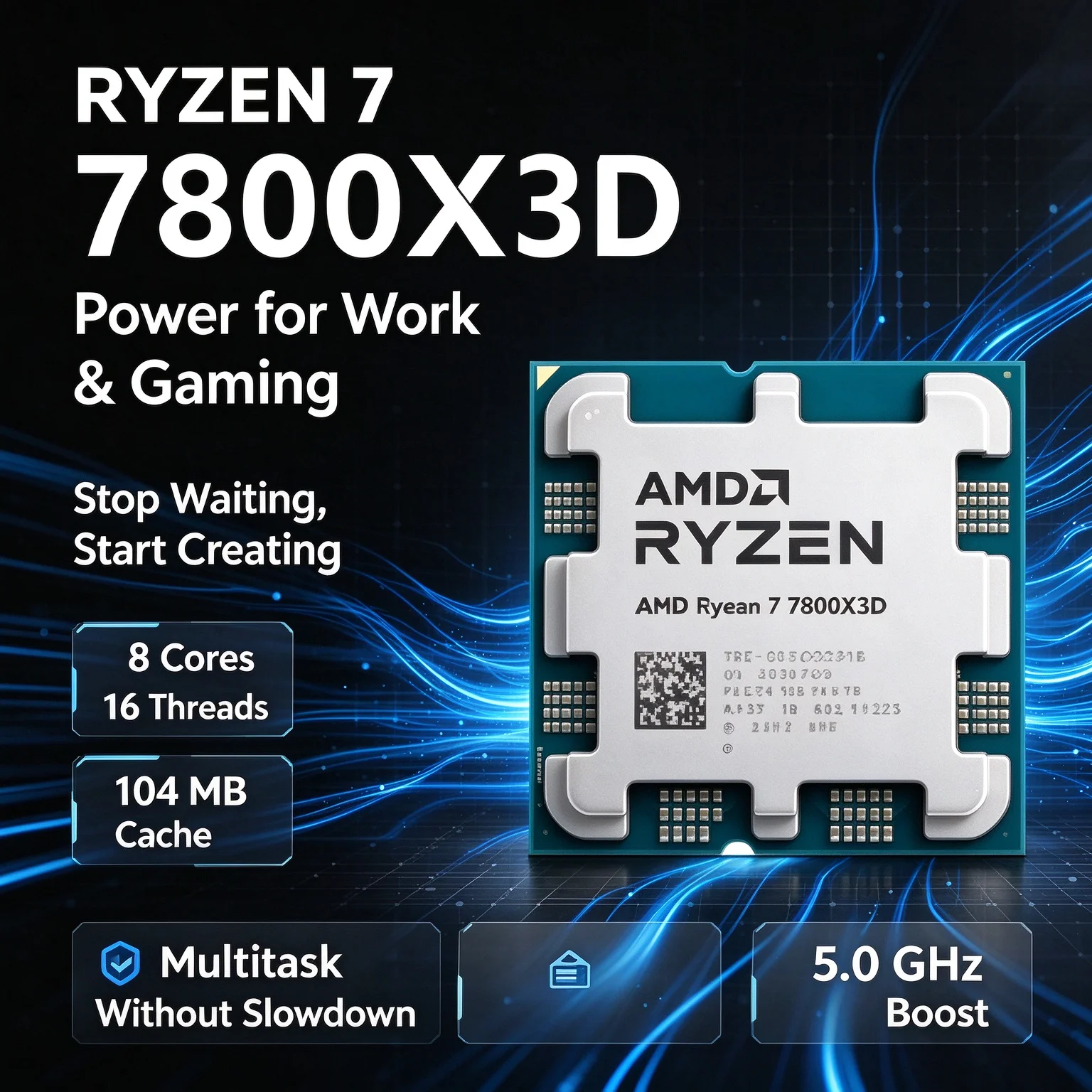 AMD Ryzen 7 7800X3D Gaming CPU - Amd Cpu Ryzen 7 ulasan dan harga
