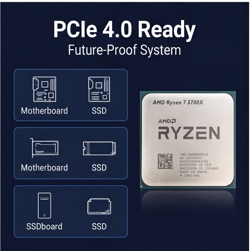 AMD Ryzen 7 5700X Processor 8- - Amd Cpu Ryzen 7 ulasan dan harga