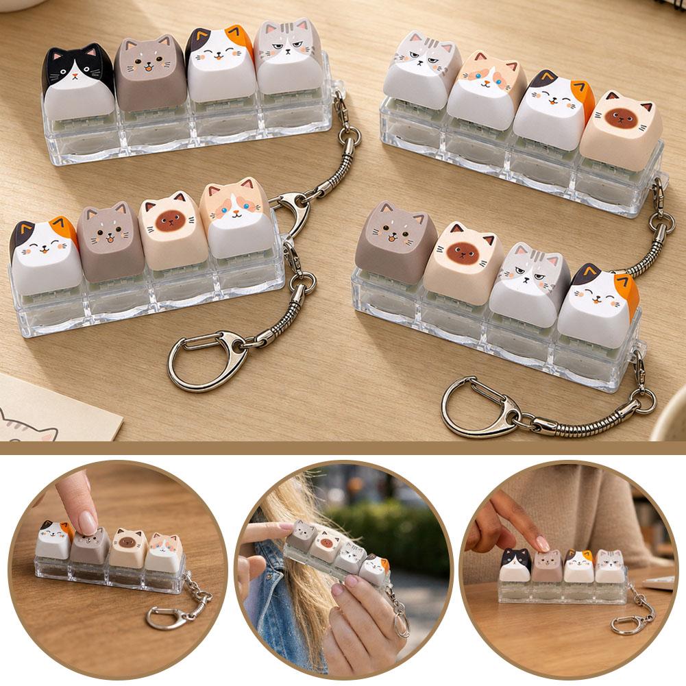 Cute Cat Keyboard Fidget Toy,N - Gaming Keyboard Test ulasan dan harga