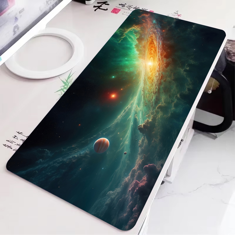 Starry galaxy Mouse Pad HD Lar - Gaming Keyboard High Ground ulasan dan harga