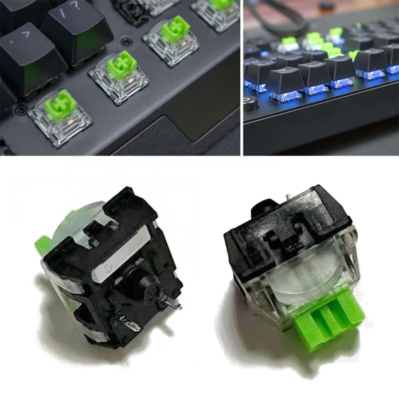 New RGB MX 2Pcs Green Switches - Gaming Keyboard No Rgb ulasan dan harga