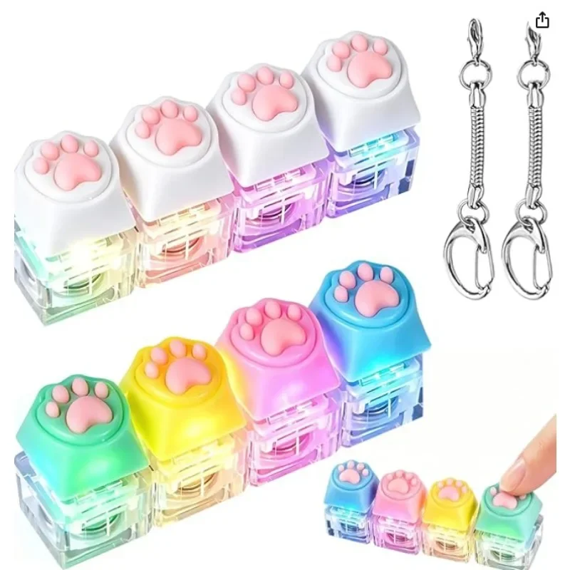 Four Key Cat Paw Button Decomp - Gaming Keyboard Test ulasan dan harga