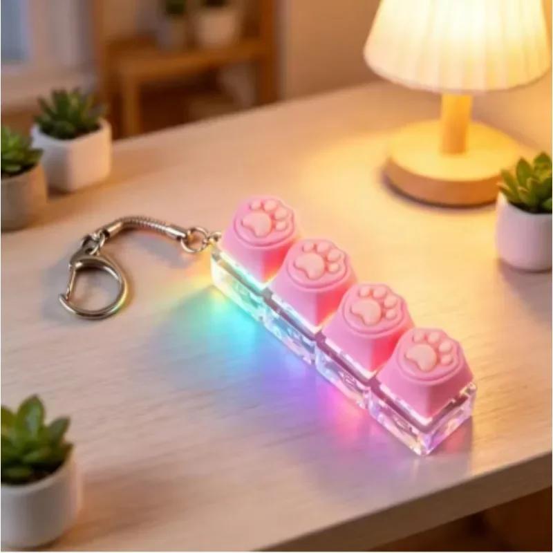 Four Key Cat Paw Button Decomp - Gaming Keyboard Test ulasan dan harga