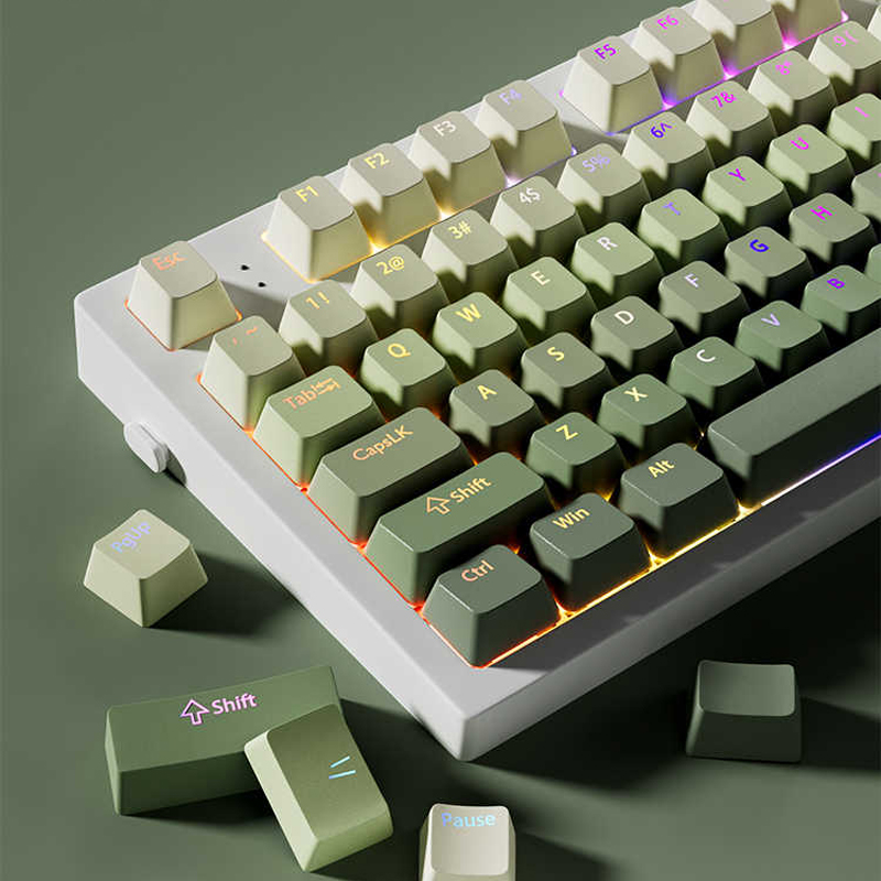 Green Grape Double Shot PBT Ke - Gaming Keyboard No Rgb ulasan dan harga